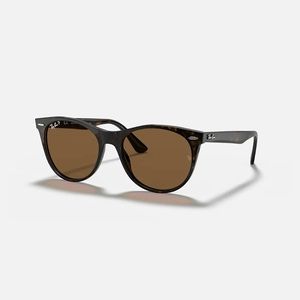 Ray-Ban Wayfarer II Classic Sunglasses - Polished Spotted Havana, Brown Lenses